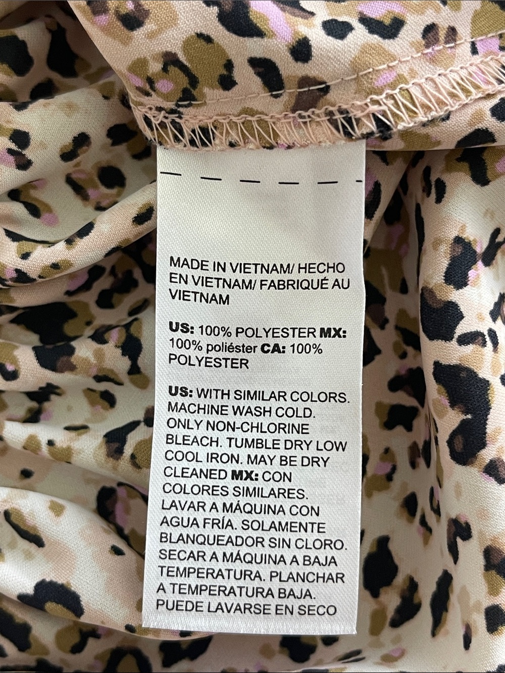Chico’s Animal Print Belted Tiered Maxi Shirt Dress Size 1 8/10 - Picture 2 of 7